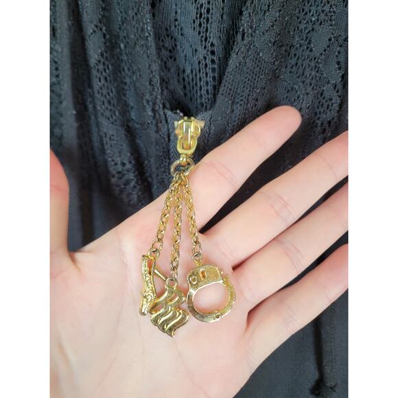 Vintage Rocawear Womens 3/4 Zip Lace Black Hoodie Jacket Size Small - Picture 4 of 11